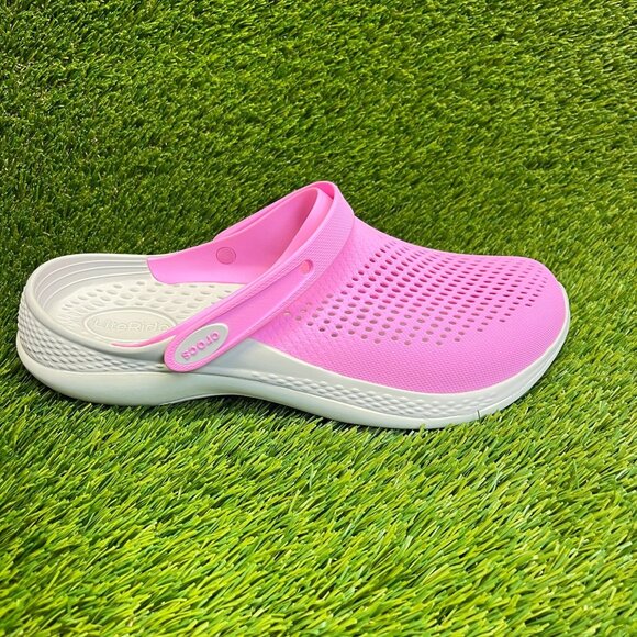 Crocs LiteRide 360 Clog Mens Size 13 Pink White Beach Outdoor Slip On Sandals main image 8